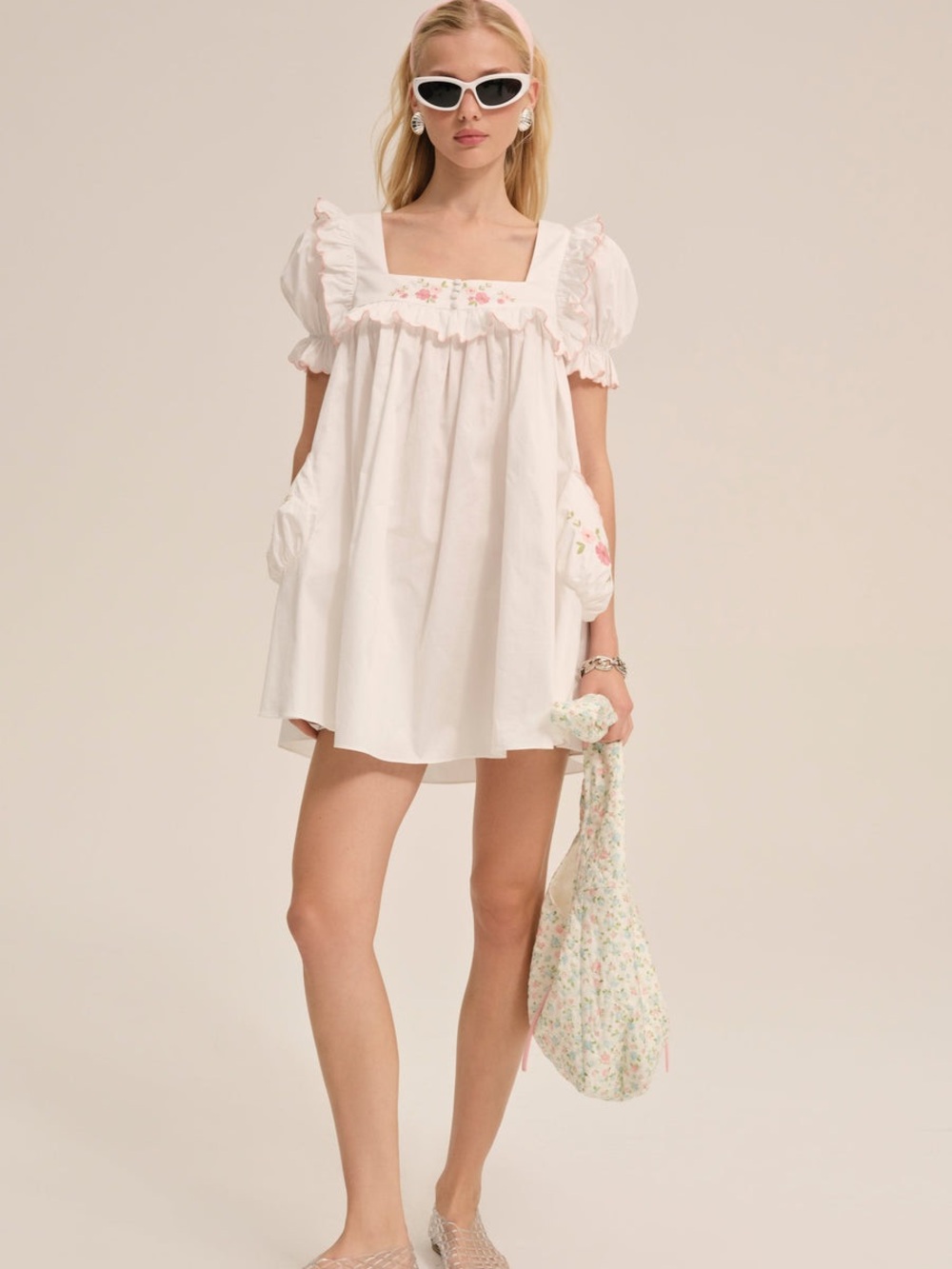 For Love And Lemons Tea Time Mini Dress Size Small NWT - Picture 3 of 14